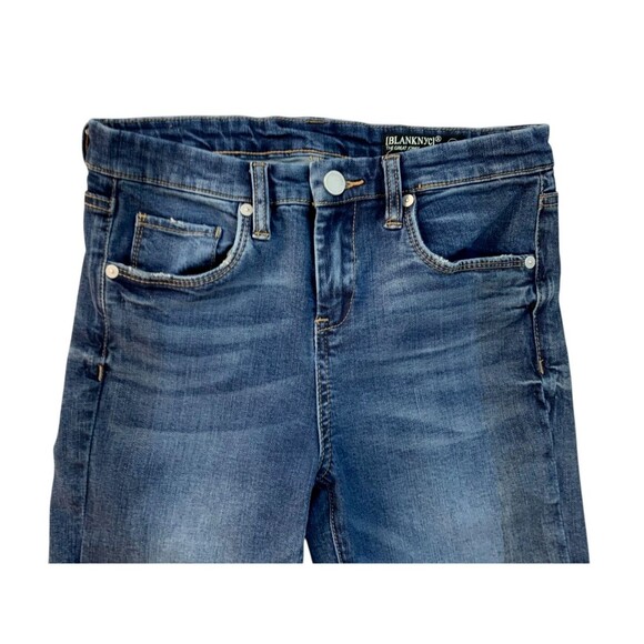 Blank NYC Women's size 26 The Great Jones Skinny Ripped Cuff Jeans Mid Rise - Picture 3 of 11